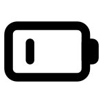 Battery Low SVG Icon